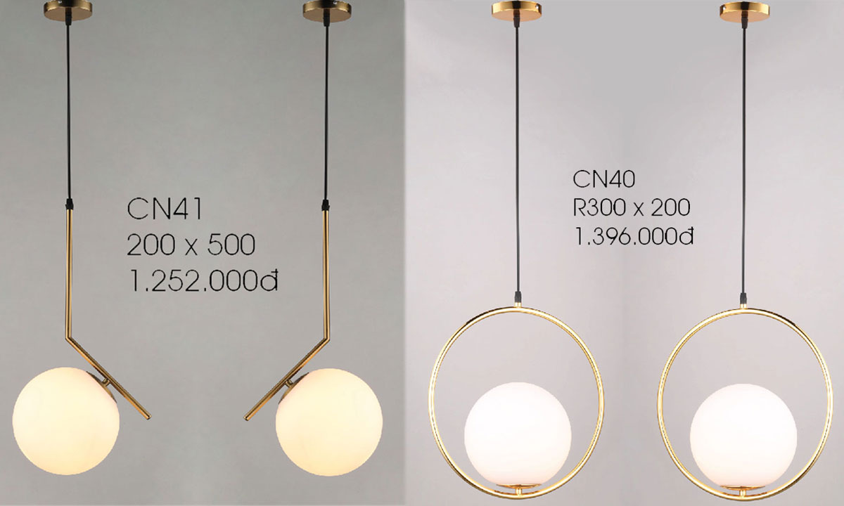 Đèn Thả Trang Trí Kiểu Dáng Hot Nhất Năm 2023
